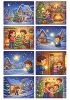 anteprima - Esercizi - Una storia di Natale in sequenze - Pagina di copertina