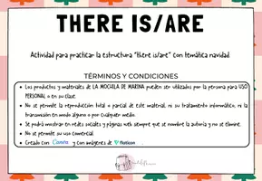 Vista previa - Juegos / Gamificación - Christmas-there is/are - Portada