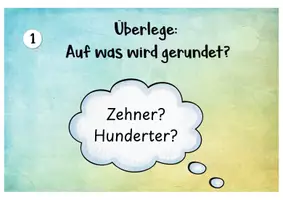 Vorschau - Poster - Merkblatt Präsentation Runden ZR 1000 Klasse 3 Mathematik - Seite 1
