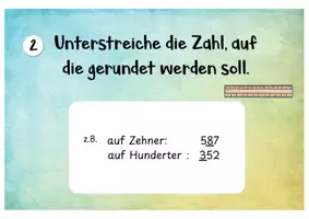 Vorschau - Poster - Merkblatt Präsentation Runden ZR 1000 Klasse 3 Mathematik - Seite 2