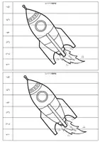 Vorschau - Mal- und Bastelvorlagen - Silvester / Neujahr / 2026 - Zickzack Kippbilder / Agamorph - Seite 3