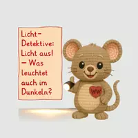 Vorschau - Arbeitsblätter - Lichtdetektive unterwegs - Licht aus! Taschenlampe an! Sicher & Sichtbar: (PDF/Word) - Deckblatt