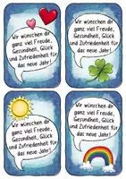 Vorschau - Anderer Materialtyp - Neujahrsgrüße / Frohes neues Jahr 2026 Grußkärtchen - Seite 2