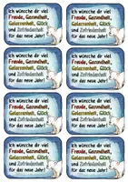 Vorschau - Anderer Materialtyp - Neujahrsgrüße / Frohes neues Jahr 2026 Grußkärtchen - Seite 3