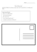Vorschau - Arbeitsblätter - Post an Weihnachten - Briefe schreiben - Deckblatt