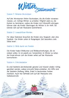 Vorschau - Stationenlernen - winterliche Lesestationsarbeit für die 2. Klasse - Seite 1