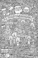 Vorschau - Mal- und Bastelvorlagen - Gemeinschaftsbild – Frohe Weihnachten - Seite 1