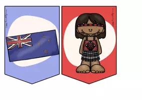 anteprima - Materiale per pittura e bricolage - New Zealand | Nuova Zelanda: ghirlanda per decorare la tua classe - Pagina 3