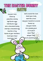 anteprima - Giochi - Brain Break | Easter Bunny (Gioco di movimento: il coniglietto di Pasqua - Pagina 1