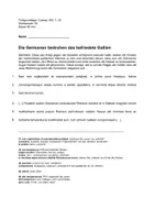 Vorschau - Klassenarbeiten - Klausur Kl. 10/ EF Caesar: De Bello Gallico (1, 33) inkl. EWH - Deckblatt