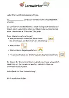 Vorschau - Arbeitsblätter - Materialpaket: Lernwörter / Lernwörtertraining - Seite 3