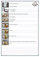 Vorschau - Arbeitsblätter - Vorgangsbeschreibung - Bastelanleitung Biene - Seite 3