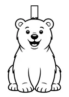 Vorschau - Mal- und Bastelvorlagen - Eisbär Girlande Basteln Kunst Bastelideen und kreative Dekoration Grundschule - Seite 2