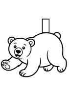 Vorschau - Mal- und Bastelvorlagen - Eisbär Girlande Basteln Kunst Bastelideen und kreative Dekoration Grundschule - Seite 3