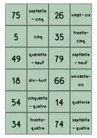 Vorschau - Spiele - Französisch Spiel: Zahlen 0-100 - Seite 2