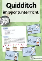Vorschau - Spiele - Quidditch im Sportunterricht - Erklärung und Rollenkarten - Deckblatt