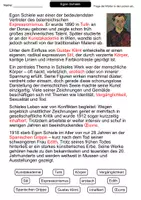 Vorschau - Arbeitsblätter - Egon Schiele – Lückentext | Kunst | Grundlagen & Fachbegriffe - Seite 2