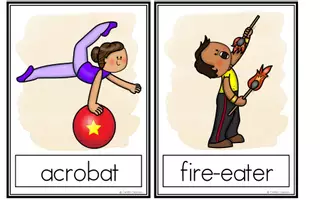 Vorschau - Bildkarten - Circus Flashcards - Seite 3