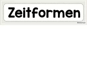 Vorschau - Präsentationen/Tafelbilder - Zeitformen Merkplakate Aushang - Seite 2
