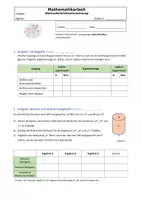 Vorschau - Arbeitsblätter - Klassenarbeit zur Wahrscheinlichkeitsrechnung (Kl. 7/8) - Deckblatt
