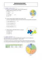 Vorschau - Arbeitsblätter - Klassenarbeit zur Wahrscheinlichkeitsrechnung (Kl. 7/8) - Seite 3
