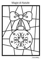 anteprima - Altro tipo di materiale - Magie di Natale.Vetrate da colorare - Pagina 2