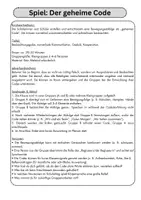 Vorschau - Arbeitsblätter - Spiel Vertretung/Vertretungsstunde klasse 5-6 - Seite 1