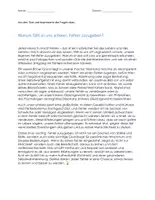 Vorschau - Arbeitsblätter - Warum es uns schwer fällt, Fehler zuzugeben Text + Fragen - Deckblatt