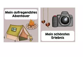 Vorschau - Bildkarten - Erzählkarten: Herbstferien (Kl. 1 - 4) - Seite 1
