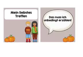 Vorschau - Bildkarten - Erzählkarten: Herbstferien (Kl. 1 - 4) - Seite 2