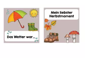 Vorschau - Bildkarten - Erzählkarten: Herbstferien (Kl. 1 - 4) - Seite 3