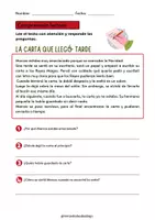 Vista previa - Hojas de trabajo - Fichas de Comprensión Lectora - Navidad - página 2