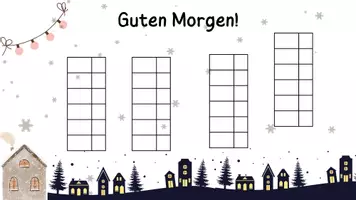 Vorschau - selbst erstellte Cliparts/Grafiken - Tafelbild Winter - Guten Morgen! - Deckblatt