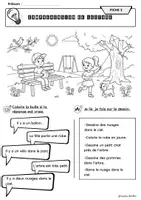Aperçu - Feuilles d'exercices - Compréhension de lecture CP CE1 - Page 3