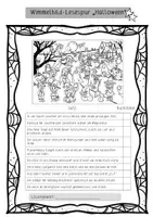 Vorschau - Arbeitsblätter - Halloween: Wimmelbild-Lesespur (3-fach diff.) - Deutsch - Kl. 2 - Seite 3