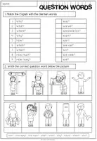 Vorschau - Arbeitsblätter - Question Words – englische Fragewörter & Wh-Questions üben | 5 Arbeitsblätter 6.–7. Klasse - Seite 1