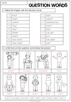 Vorschau - Arbeitsblätter - Question Words – englische Fragewörter & Wh-Questions üben | 5 Arbeitsblätter 6.–7. Klasse - Seite 2