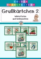 Vorschau - Fördermaterial/Inklusion - Materialpaket Grußkärtchen - Seite 1