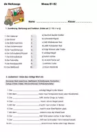 Vorschau - Arbeitsblätter - die Werkzeuge / Handwerken -Arbeitsblätter mit Lösungen B1 - Seite 2