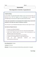 Vorschau - Arbeitsblätter - Klassenarbeit: Materialgestütztes Schreiben – „Ein späterer Schulbeginn für Jugendliche?“ (Klasse 8) - Seite 1