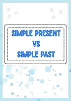 Vorschau - Arbeitsblätter - Simple Present VS Simple Past - English mixed tenses worksheet - Seite 1