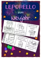 Vorschau - selbst erstellte Cliparts/Grafiken - Leporello zum Neujahr - Deckblatt