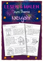 Vorschau - Arbeitsblätter - Materialpaket zum Thema Neujahr - Seite 1