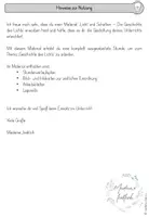 Vorschau - Stundenentwürfe - Licht und Schatten - Geschichte des Lichts - Seite 1