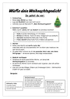 Vorschau - Stundenentwürfe - Ein Weihnachtsgedicht würfeln - Kreatives Schreiben - Seite 2