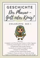 Vorschau - Arbeitsblätter - Der Pharao - Gott oder König; Erarbeitung + Urteilsbildung - Deckblatt