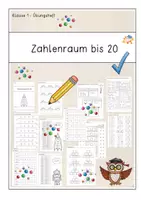Vorschau - Arbeitsblätter - Zahlenraum bis 20 - Übungsheft - Deckblatt