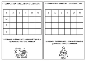 anteprima - Esercizi - Compiti per le vacanze di Natale italiano-classe 1 - Pagina 1