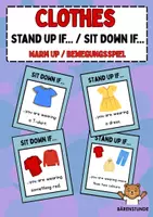 Vorschau - Spiele - Clothes: Stand Up If... / Sit Down If... (Warm-Up) - Deckblatt