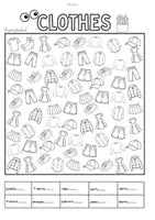 Vorschau - Arbeitsblätter - Clothes I Spy... - Count, Read & Colour (Suchbilder) - Seite 2